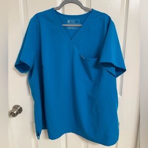 FIGS Women’s 4XL Teal Catarina Scrub Top